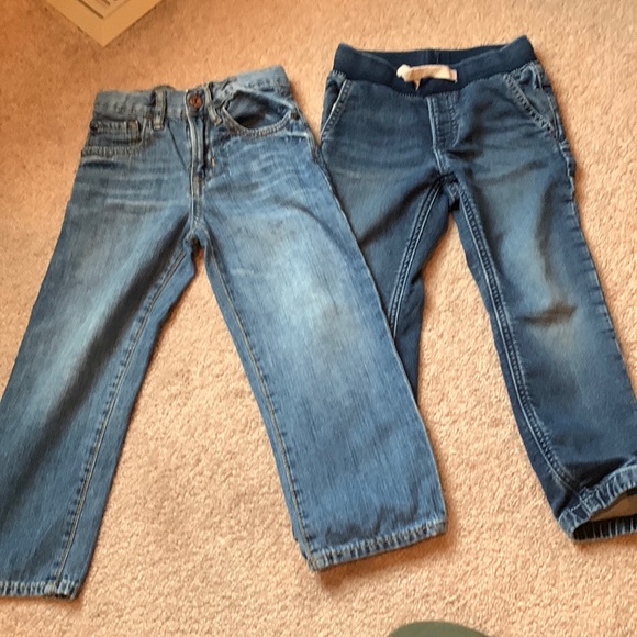 Baby Gap Boys size 4 year lot of 2 jeans - Picture 1 of 3